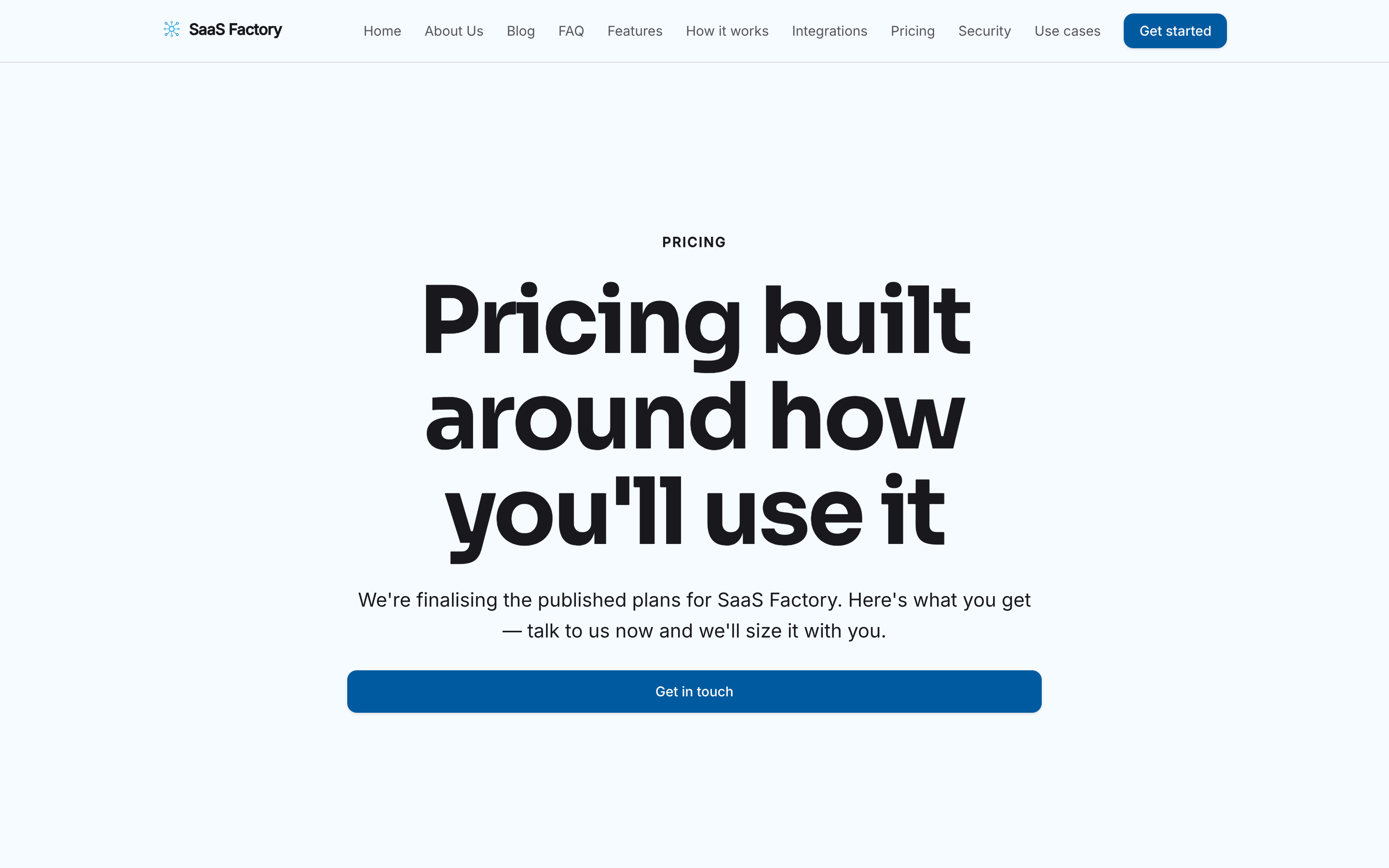 SaaS Factory product page showing release history and autonomous shipping activity